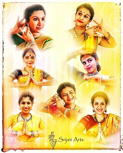 “Yellow is capable of charming God” - Vincent Van Gogh. Our Odissi Online Divas.